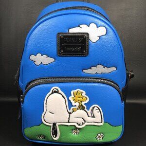 SNOOPY/ PEANUTS 2020 70th Anniversary Mini Loungefly backpack & Wallet